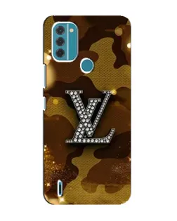 Чехол для Nokia C31 с картинкой «Камуфляжный Louis Vuitton»