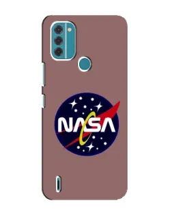 Чехол для Nokia C31 с картинкой «NASA — ретро космос»