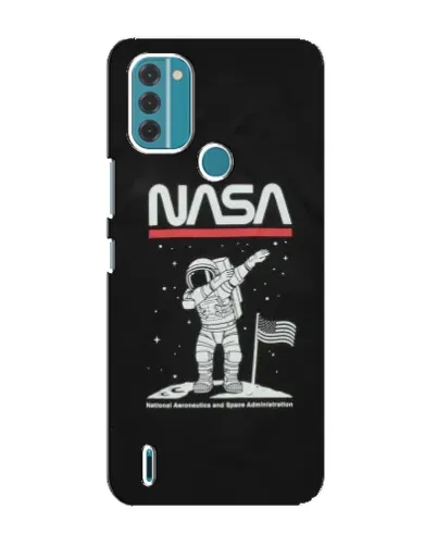 Чехол для Nokia C31 с картинкой «NASA — шагаем по Луне» Чехол для Nokia C31 с картинкой «NASA — шагаем по Луне»