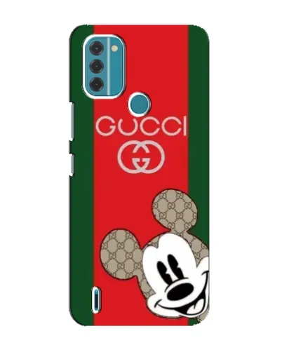 Чехол для Nokia C31 с картинкой «Gucci — полосы и Микки» Чехол для Nokia C31 с картинкой «Gucci — полосы и Микки»