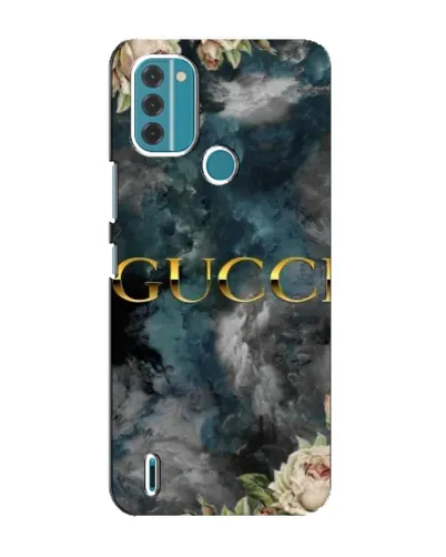 Чехол для Nokia C31 с картинкой «Абстрактные цветы Gucci» Чехол для Nokia C31 с картинкой «Абстрактные цветы Gucci»