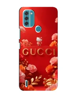 Чехол для Nokia C31 с картинкой «Gucci — золотой сад»