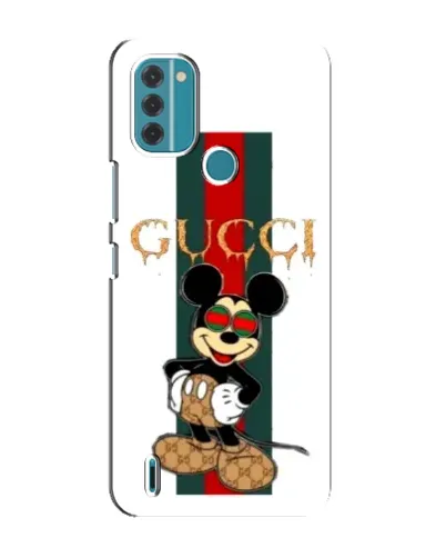 Чехол для Nokia C31 с картинкой «Микки Маус Gucci — полосы» Чехол для Nokia C31 с картинкой «Микки Маус Gucci — полосы»