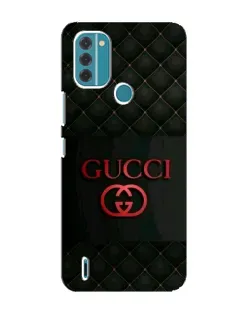 Чехол для Nokia C31 с картинкой «Gucci — стеганый черный»