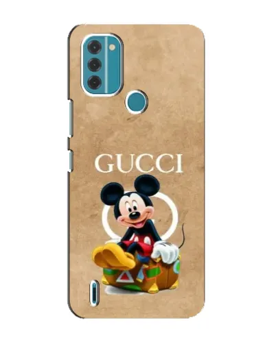Чехол для Nokia C31 с картинкой «Микки Маус Gucci — крафт» Чехол для Nokia C31 с картинкой «Микки Маус Gucci — крафт»