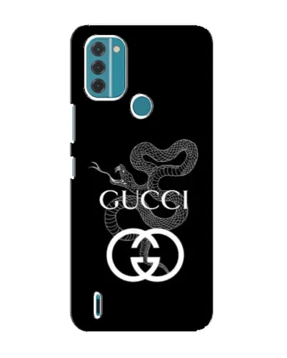 Чехол для Nokia C31 с картинкой «Gucci — серебряная змея» Чехол для Nokia C31 с картинкой «Gucci — серебряная змея»