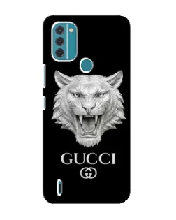 Чохол для Nokia C31 з картинкою «Gucci — срібний лев»