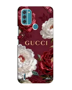 Чохол для Nokia C31 з картинкою «Gucci — бордові троянди»