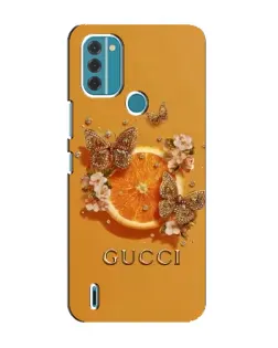 Чохол для Nokia C31 з картинкою «Gucci — золоті метелики»
