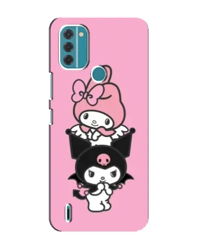 Чехол для Nokia C31 с картинкой «My Melody и Kuromi» Чехол для Nokia C31 с картинкой «My Melody и Kuromi»