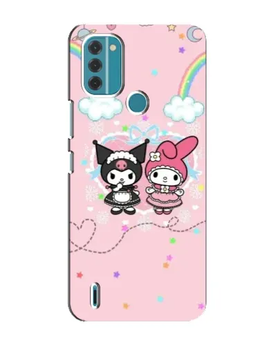 Чехол для Nokia C31 с картинкой «My Melody и Kuromi» Чехол для Nokia C31 с картинкой «My Melody и Kuromi»