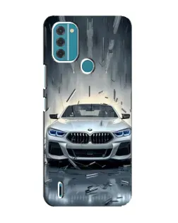 Чохол для Nokia C31 з картинкою «BMW у світлі фар»