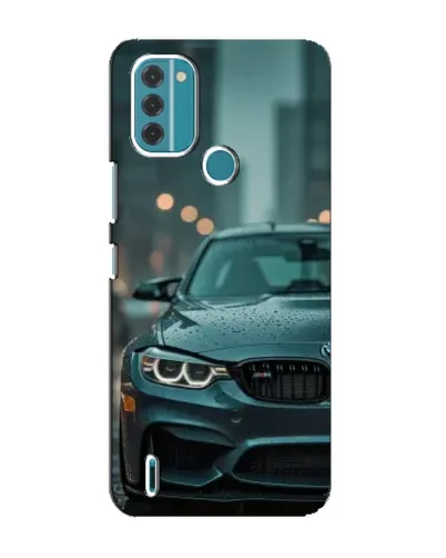 Чохол для Nokia C31 з картинкою «BMW у вогнях міста»