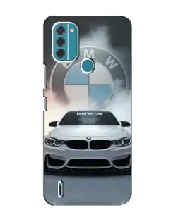 Чохол для Nokia C31 з картинкою «BMW в білому диму»
