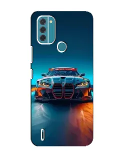 Чохол для Nokia C31 з картинкою «BMW — вогні неону»