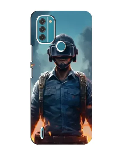 Чехол для Nokia C31 с картинкой «PUBG — реалистичный герой» Чехол для Nokia C31 с картинкой «PUBG — реалистичный герой»