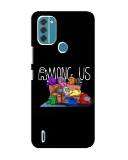 Чехол для Nokia C31 с картинкой «Логотип Among Us» Чехол для Nokia C31 с картинкой «Логотип Among Us»