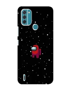 Чехол для Nokia C31 с картинкой «Красный Among Us»