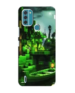 Чехол для Nokia C31 с картинкой «Minecraft лесной пейзаж» Чехол для Nokia C31 с картинкой «Minecraft лесной пейзаж»