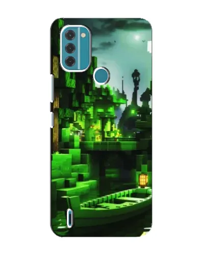 Чехол для Nokia C31 с картинкой «Minecraft лесной пейзаж» Чехол для Nokia C31 с картинкой «Minecraft лесной пейзаж»