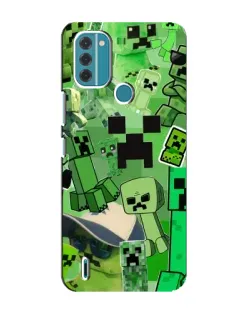 Чехол для Nokia C31 с картинкой «Криперы Minecraft» Чехол для Nokia C31 с картинкой «Криперы Minecraft»