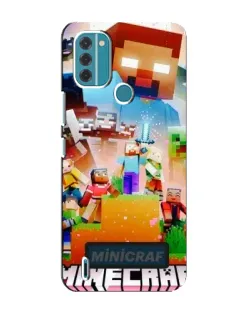 Чехол для Nokia C31 с картинкой «Minecraft герои игры» Чехол для Nokia C31 с картинкой «Minecraft герои игры»