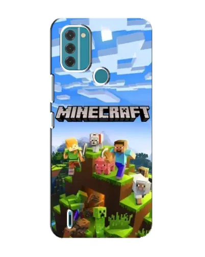 Чехол для Nokia C31 с картинкой «Minecraft классический мир» Чехол для Nokia C31 с картинкой «Minecraft классический мир»