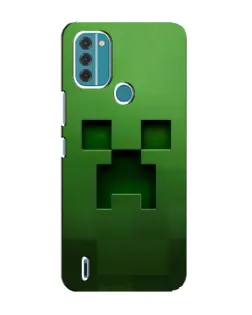 Чехол для Nokia C31 с картинкой «Крипер микро-дизайн»
