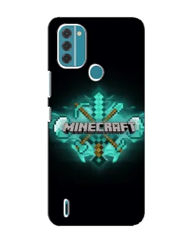 Чехол для Nokia C31 с картинкой «Minecraft Diamond лого» Чехол для Nokia C31 с картинкой «Minecraft Diamond лого»