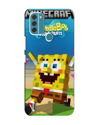 Чехол для Nokia C31 с картинкой «Губка Боб Minecraft» Чехол для Nokia C31 с картинкой «Губка Боб Minecraft»