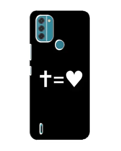 Чохол для Nokia C31 з картинкою «Хрест та Серце»