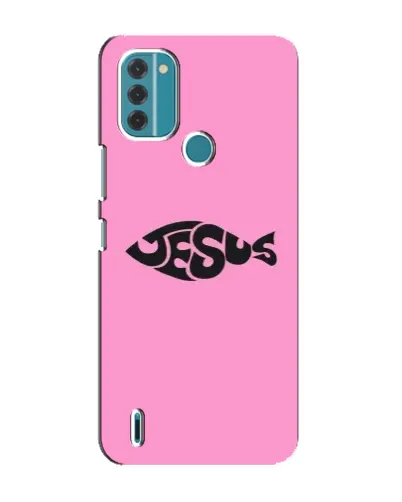 Чохол для Nokia C31 з картинкою «Рожевий символ Jesus»