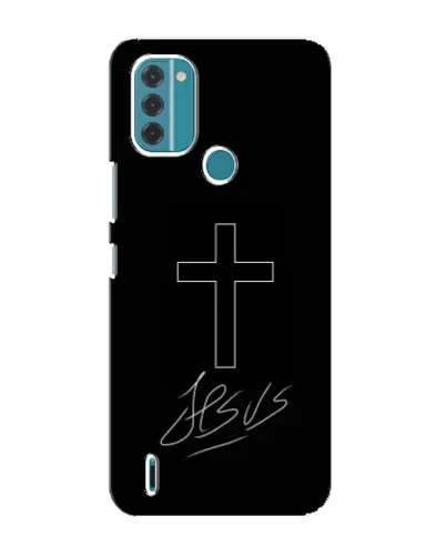 Чехол для Nokia C31 с картинкой «Графический крест Jesus» Чехол для Nokia C31 с картинкой «Графический крест Jesus»