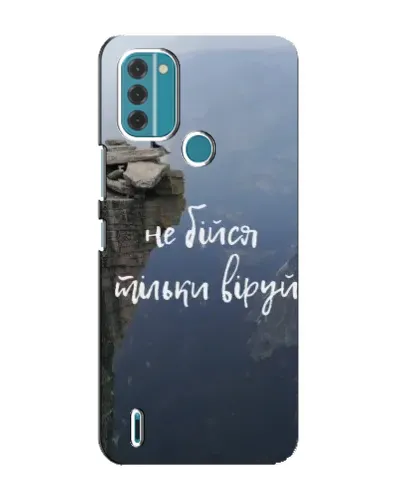 Чехол для Nokia C31 с картинкой «Вера над пропастью» Чехол для Nokia C31 с картинкой «Вера над пропастью»