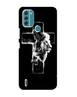 Чехол для Nokia C31 с картинкой «Сияющий крест Jesus» Чехол для Nokia C31 с картинкой «Сияющий крест Jesus»