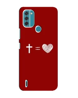 Чехол для Nokia C31 с картинкой «Уравнение любви» Чехол для Nokia C31 с картинкой «Уравнение любви»