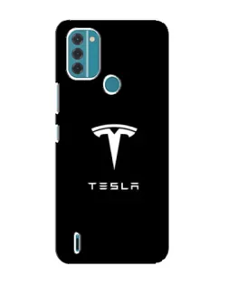 Чохол для Nokia C31 з картинкою «Tesla White Logo» Чохол для Nokia C31 з картинкою «Tesla White Logo»