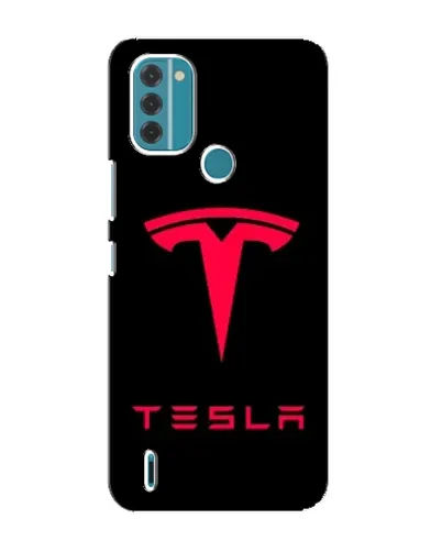 Чохол для Nokia C31 з картинкою «Tesla Red Logo»
