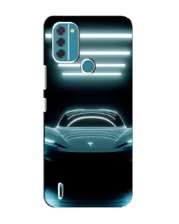 Чохол для Nokia C31 з картинкою «Tesla в неоні» Чохол для Nokia C31 з картинкою «Tesla в неоні»