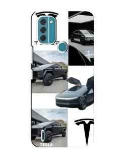 Чохол для Nokia C31 з картинкою «Колаж Cybertruck Tesla» Чохол для Nokia C31 з картинкою «Колаж Cybertruck Tesla»