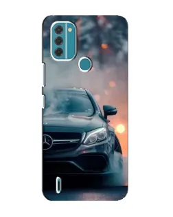 Чохол для Nokia C31 з картинкою «Mercedes — нічне місто»