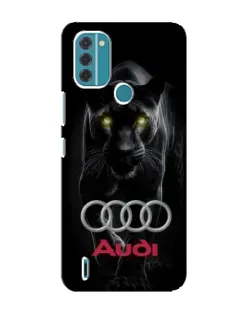 Чохол для Nokia C31 з картинкою «Пантера та Audi»