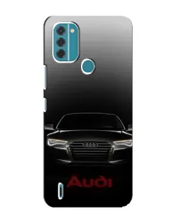 Чохол для Nokia C31 з картинкою «Audi — градієнтний контур»