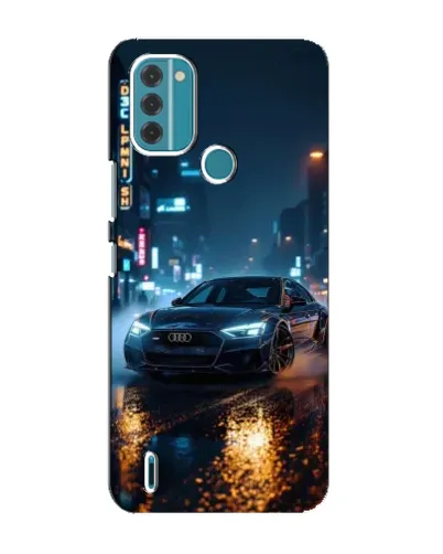 Чохол для Nokia C31 з картинкою «Нічне місто та Audi» Чохол для Nokia C31 з картинкою «Нічне місто та Audi»