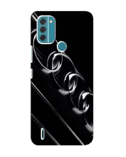 Чохол для Nokia C31 з картинкою «Audi — абстрактні кільця»