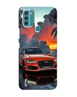 Чохол для Nokia C31 з картинкою «Audi — захід сонця»
