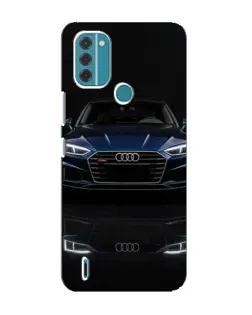 Чохол для Nokia C31 з картинкою «Audi — нічне відображення»