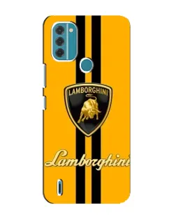 Чехол для Nokia C31 с картинкой «Lamborghini Stripe желтый» Чехол для Nokia C31 с картинкой «Lamborghini Stripe желтый»