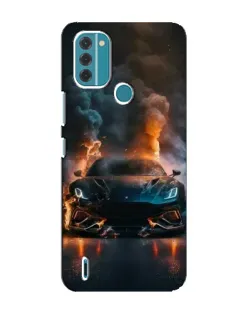 Чохол для Nokia C31 з картинкою «Lamborghini димна естетика»