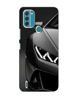 Чохол для Nokia C31 з картинкою «Lamborghini фари деталізація»